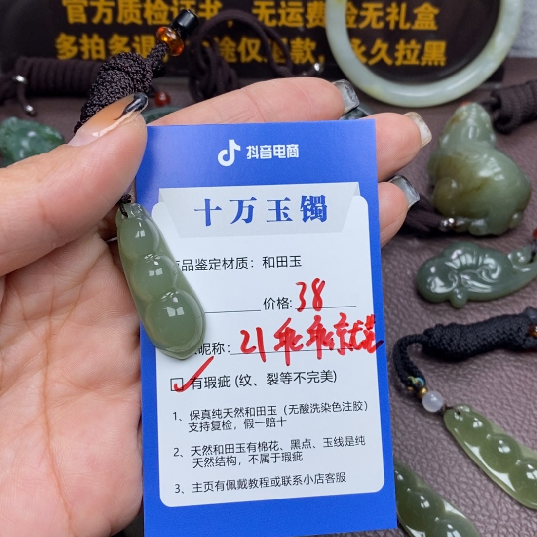 菲***菲和田玉未镶嵌颈饰