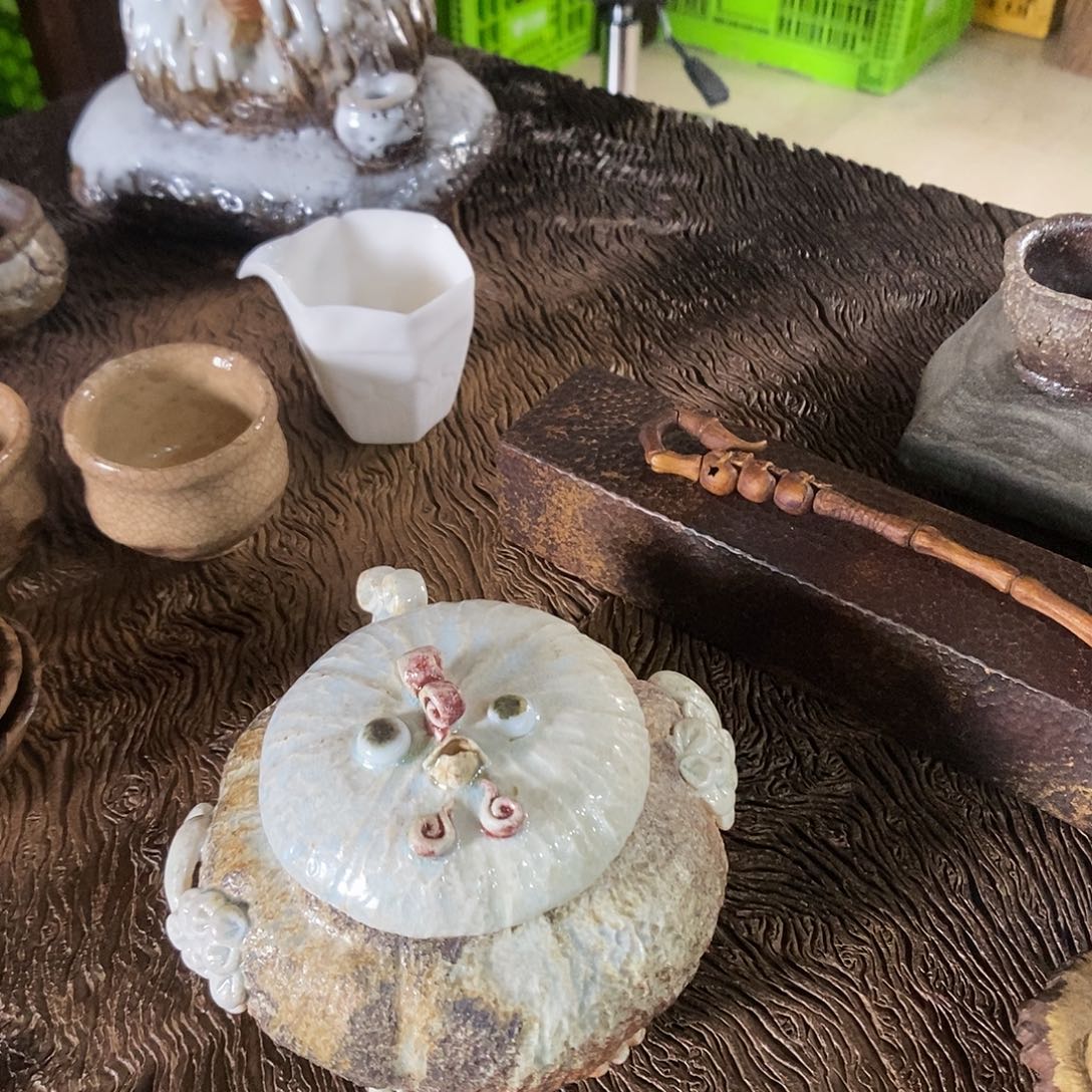 弎***烟手工制作柴烧茶具