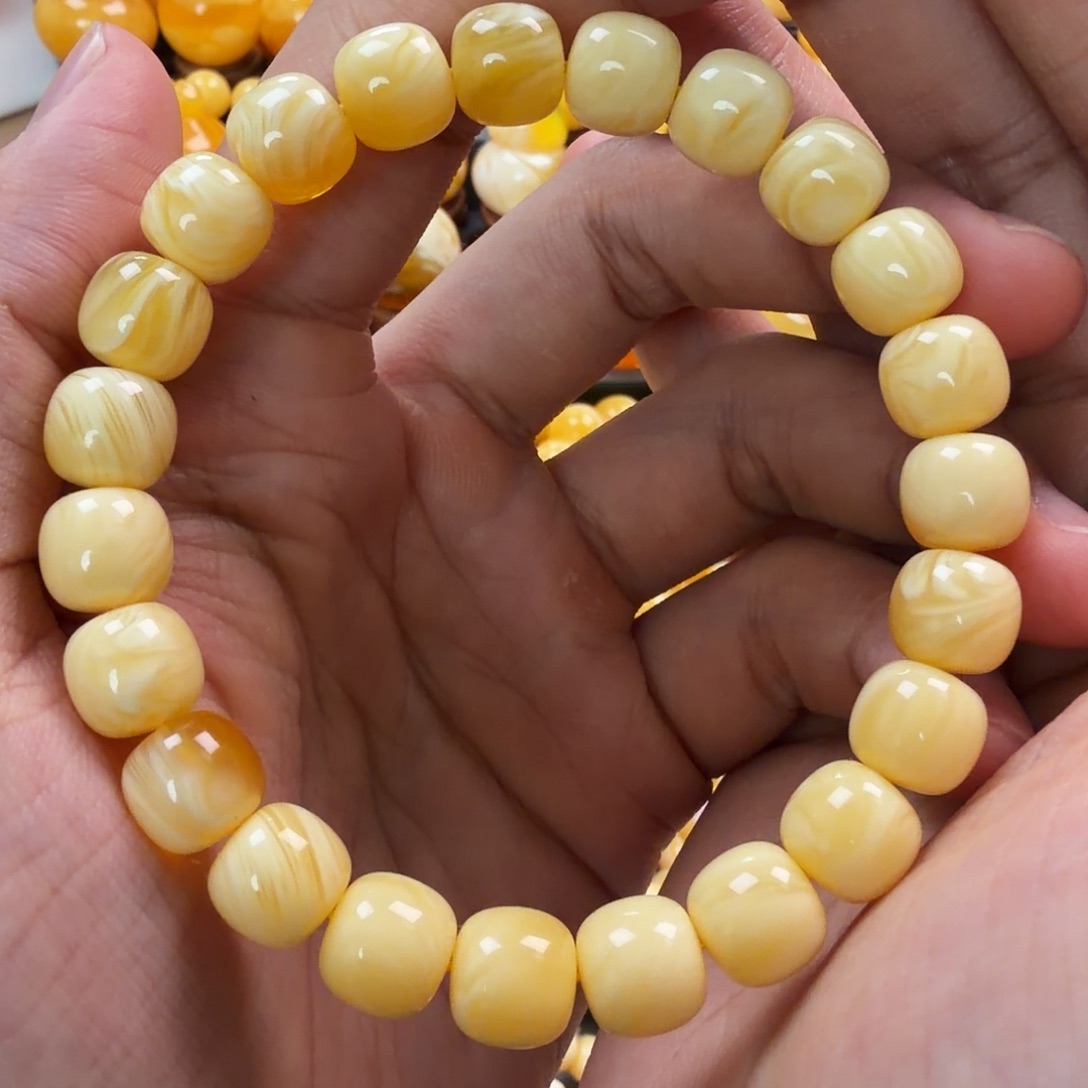 琥珀未镶嵌珠宝奇石10mm同料