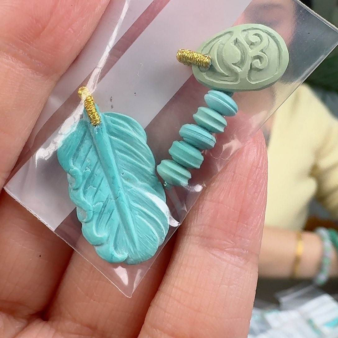 绿松石珠宝奇石未镶嵌