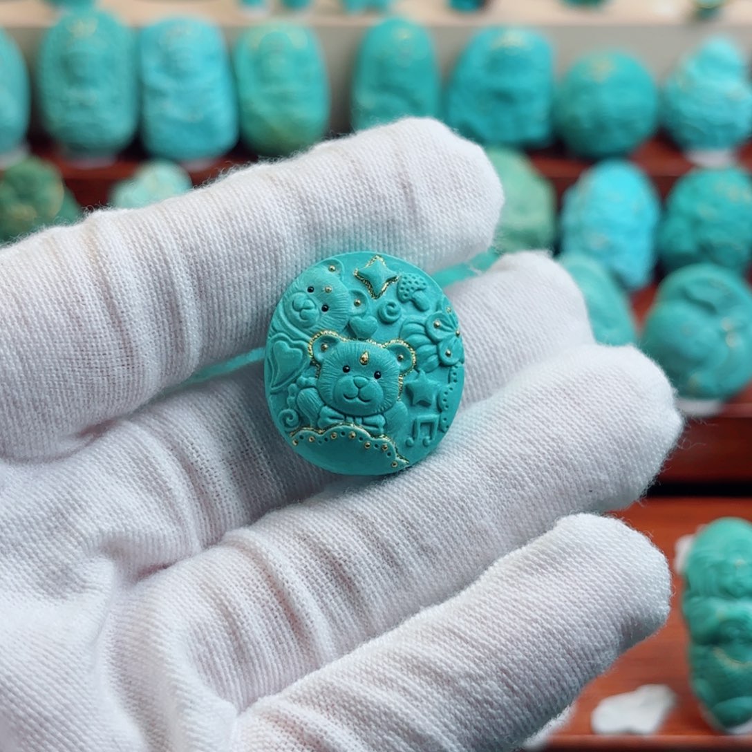 绿松石未镶嵌配饰