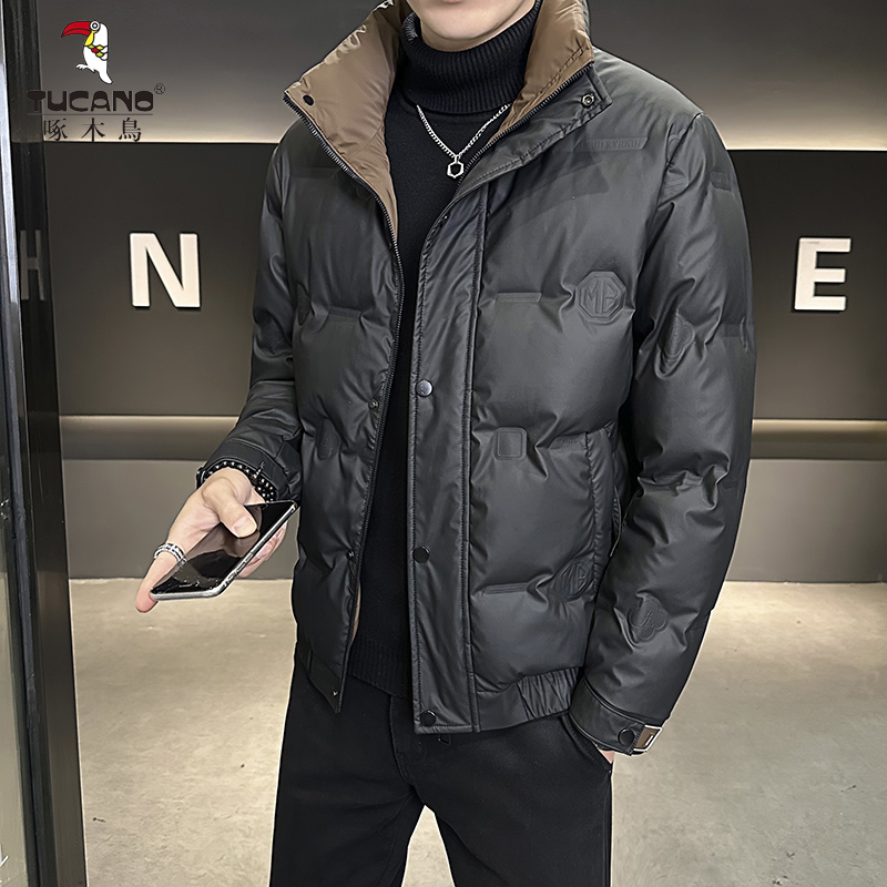 TUCANO/啄木鳥2025冬季新款连帽鸭绒羽绒服加厚保暖档次百搭帅气