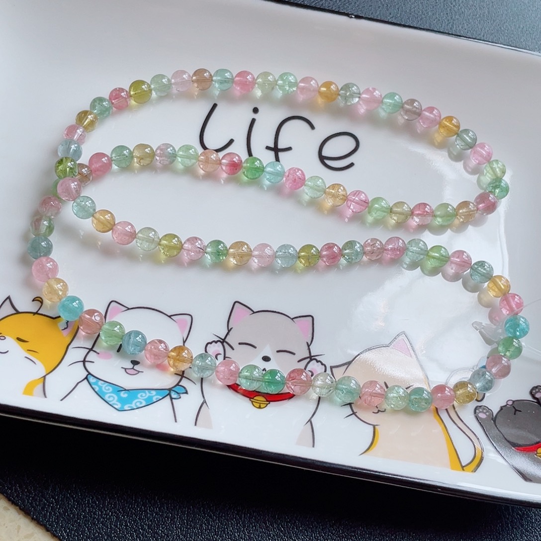 手链未镶嵌碧玺6.2mm左右