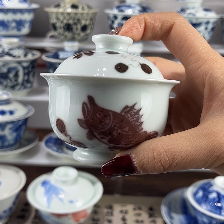 景德镇溪山居手工手绘