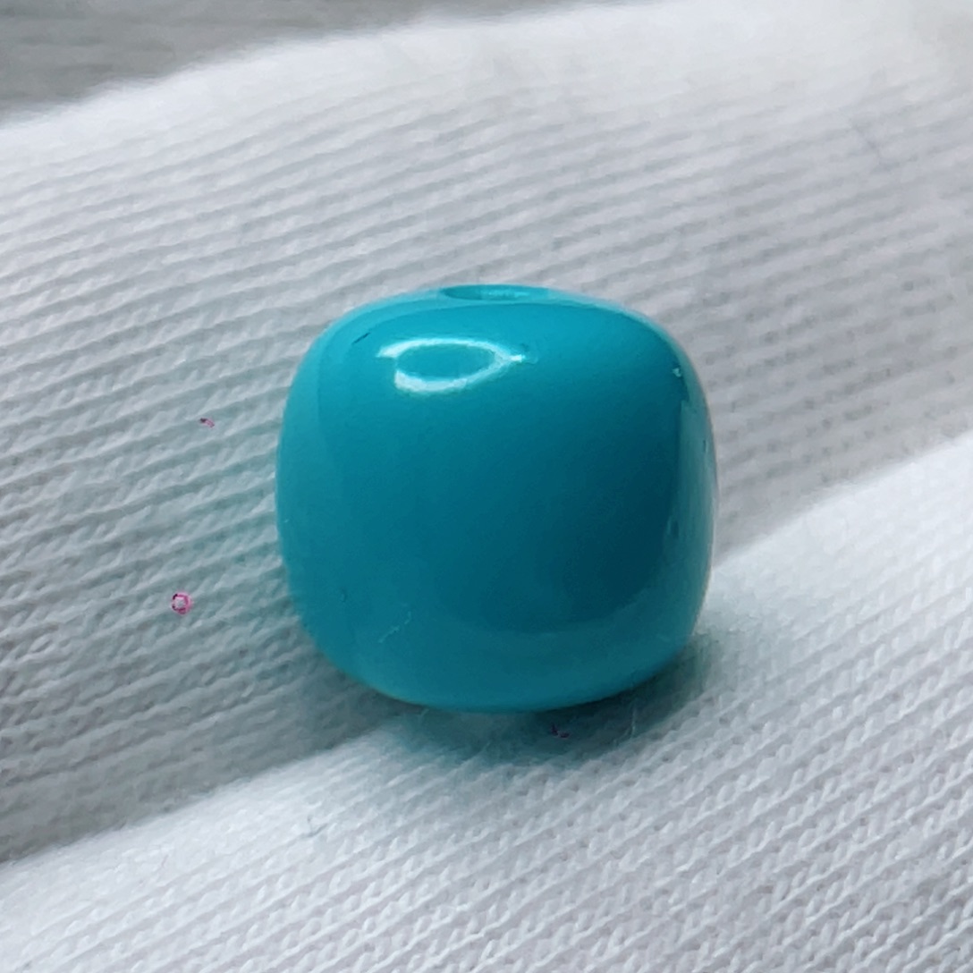 绿松石未镶嵌颈饰卡8-8.6