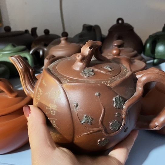 全手工制作宜兴紫砂壶