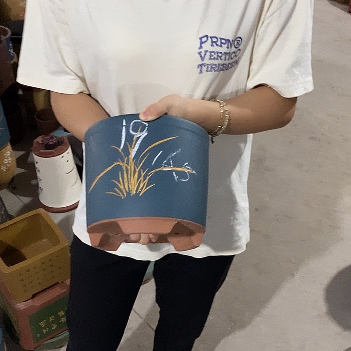紫砂花盆紫砂花盆