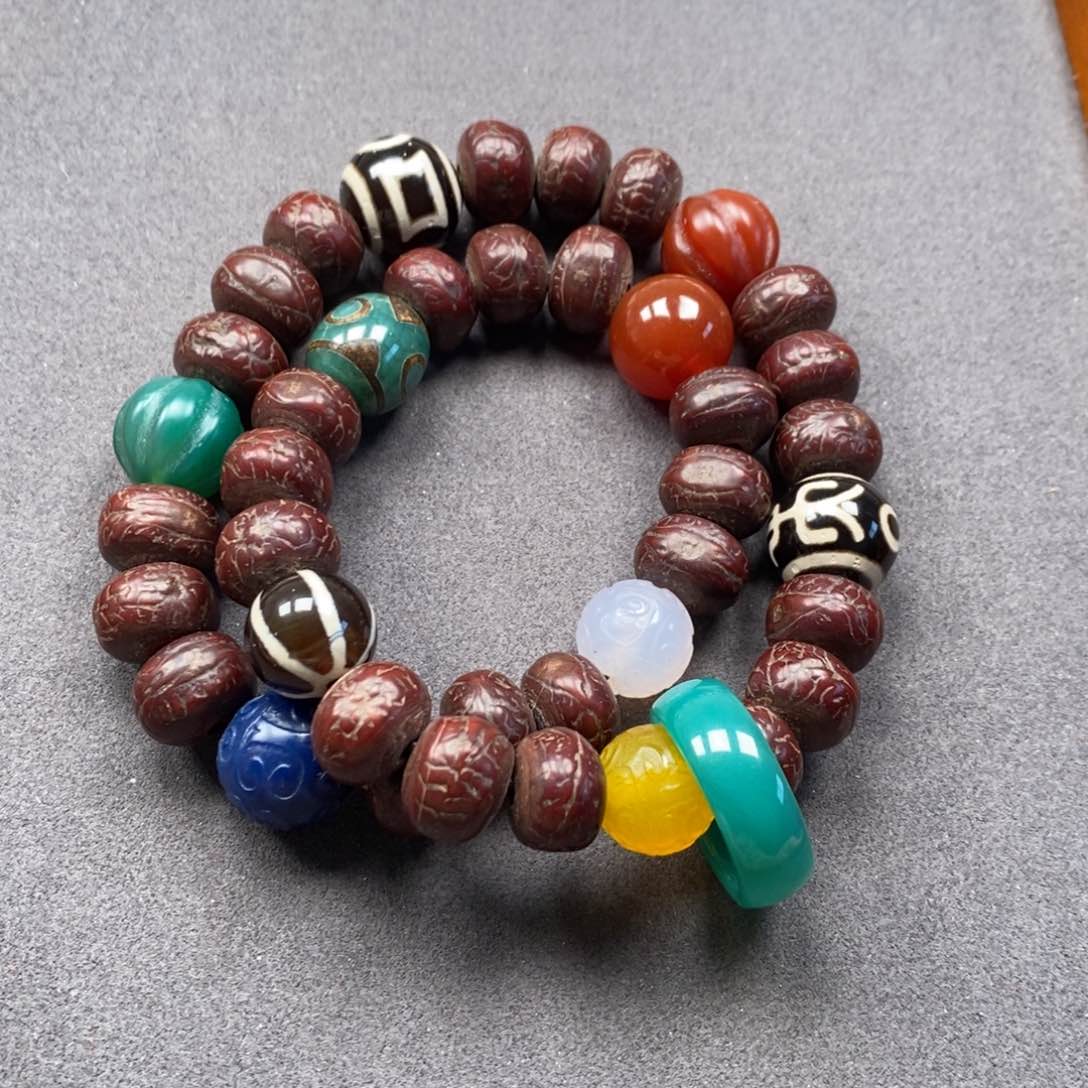 菩提把件未镶嵌凤眼