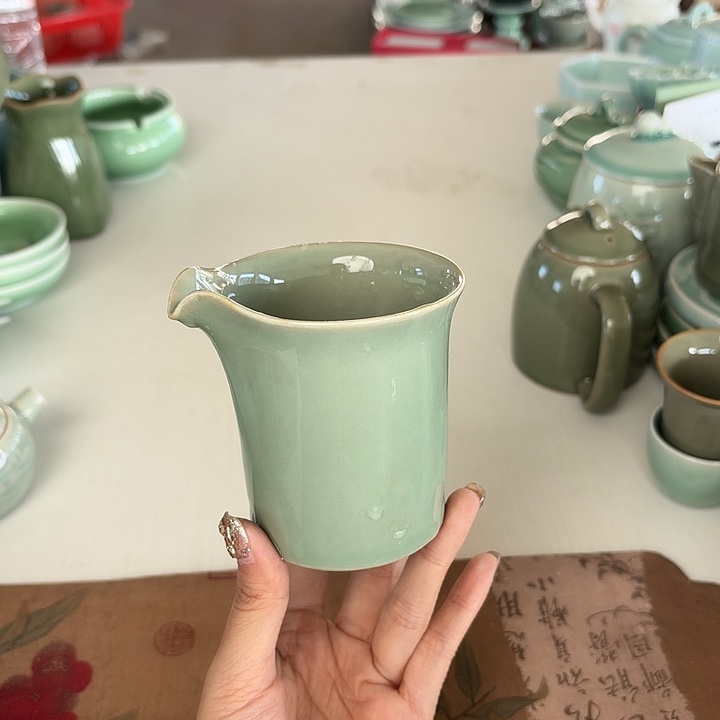 龙泉云间青瓷小米茶器
