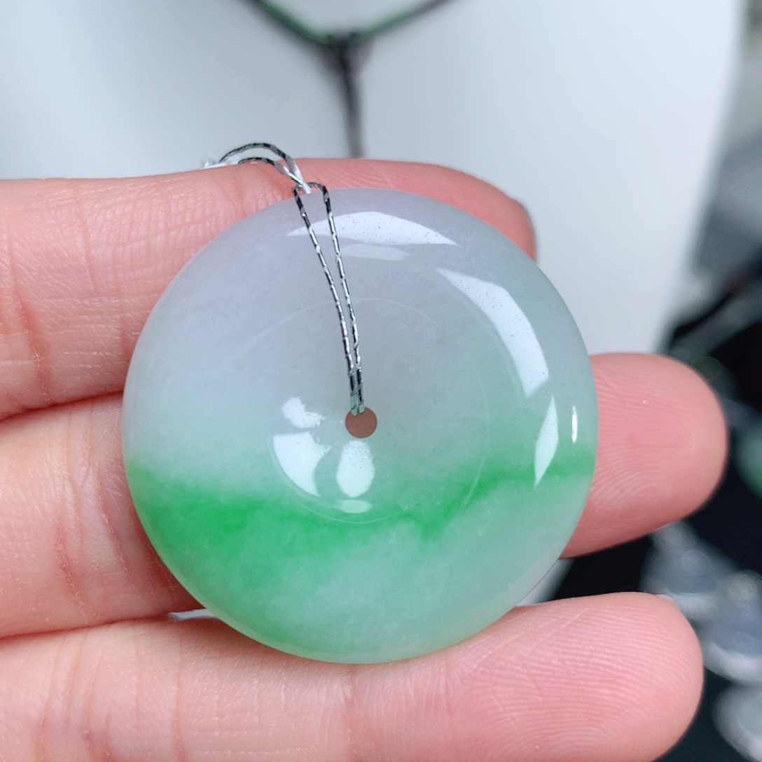 翡翠未镶嵌颈饰32-6.0