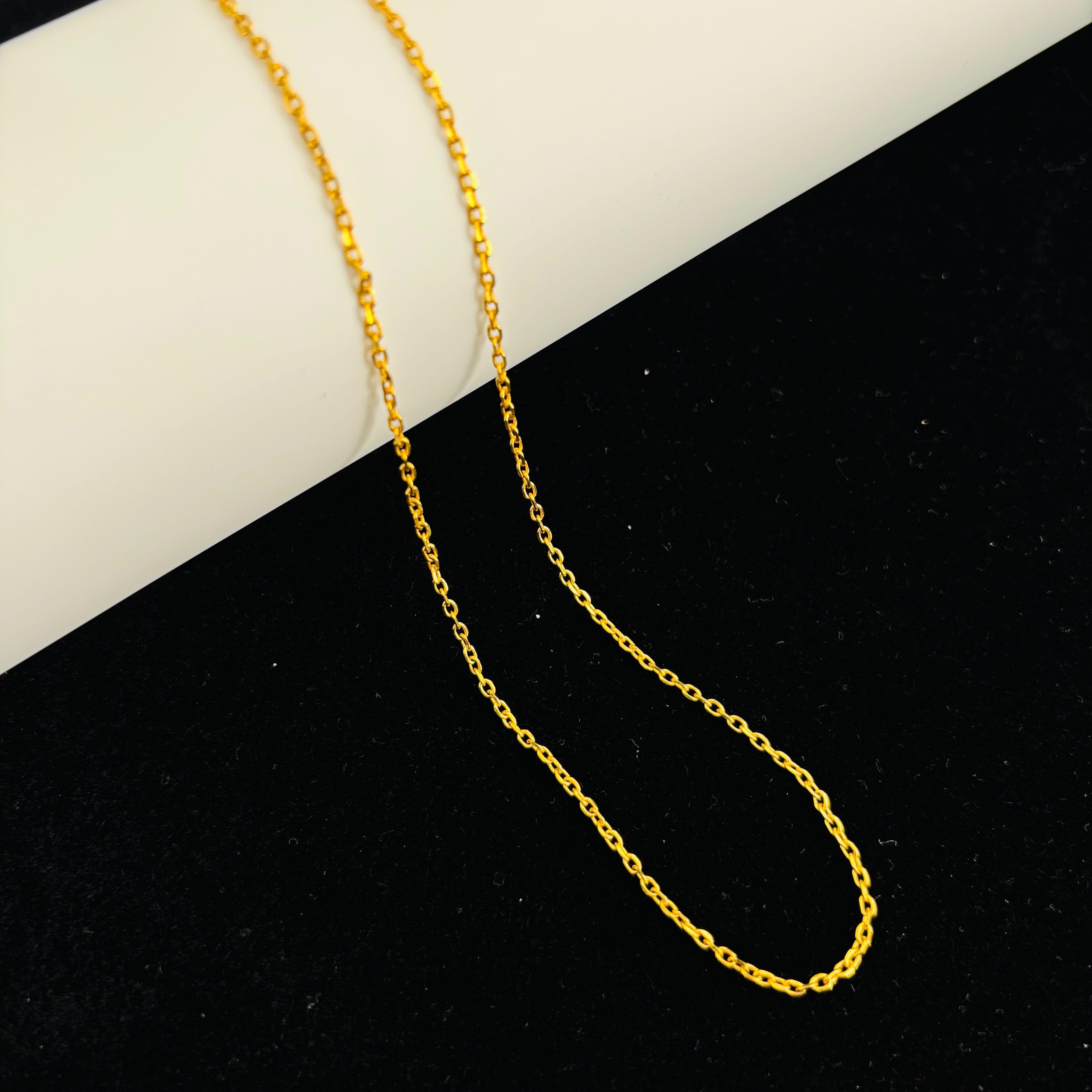 （水贝柜台）时尚百搭卡链M扣链（十字链）