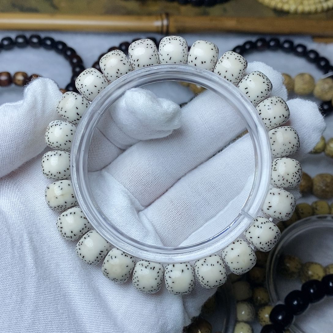 星月菩提手串10.5双留白月朗星稀毕业特价