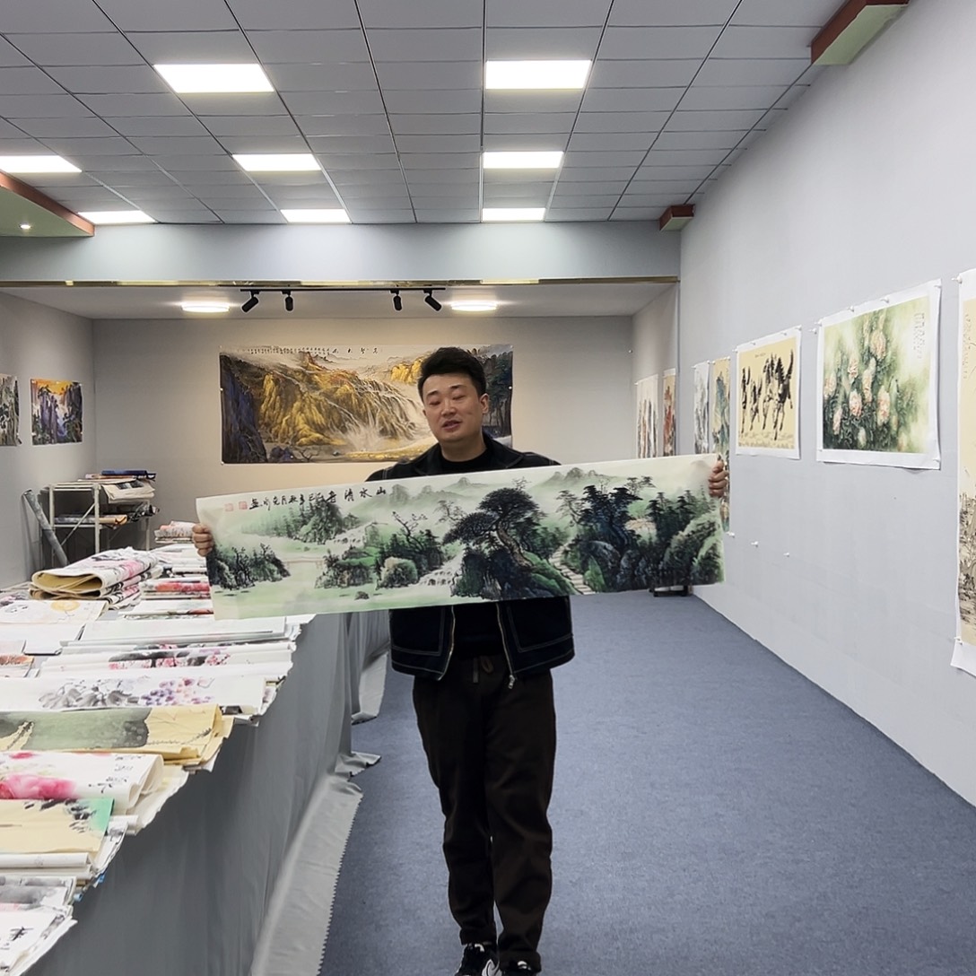 国画国画作品宣纸纯手绘