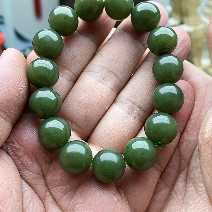 【闪购商品】未镶嵌手串和田玉14青黄口