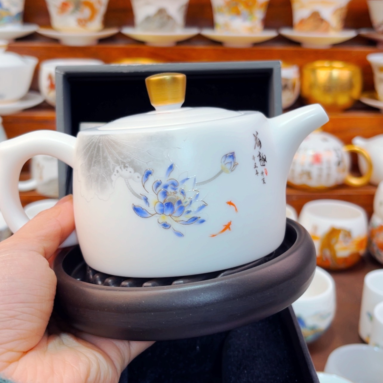 【闪购商品】高货羊脂玉瓷陶瓷茶具