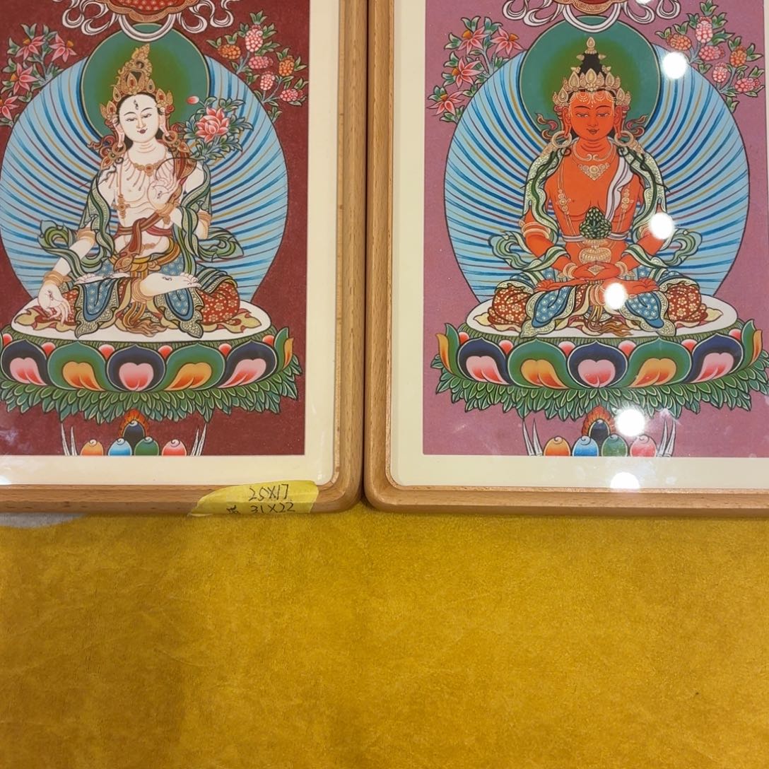 狼***吊坠桌摆长寿佛和白度母