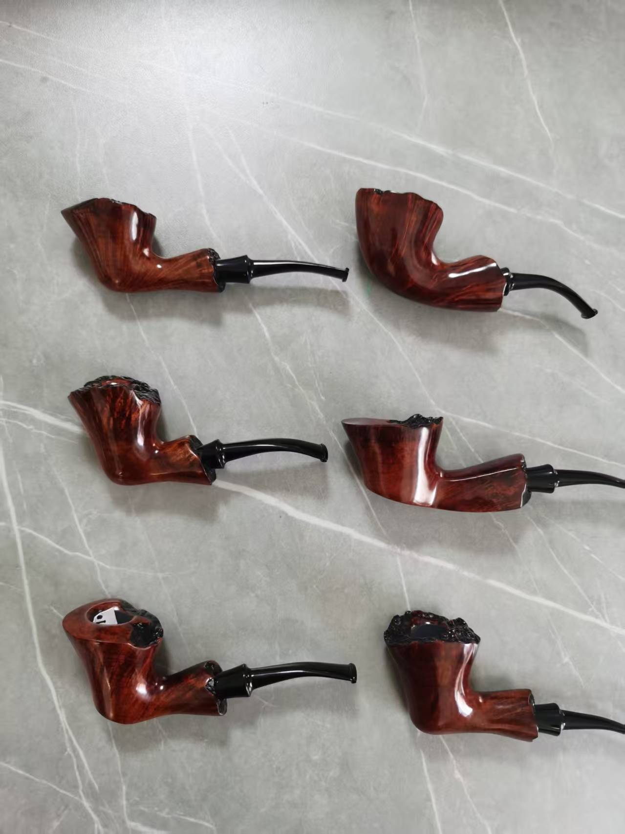 石楠木流皮烟斗手工斗定制款