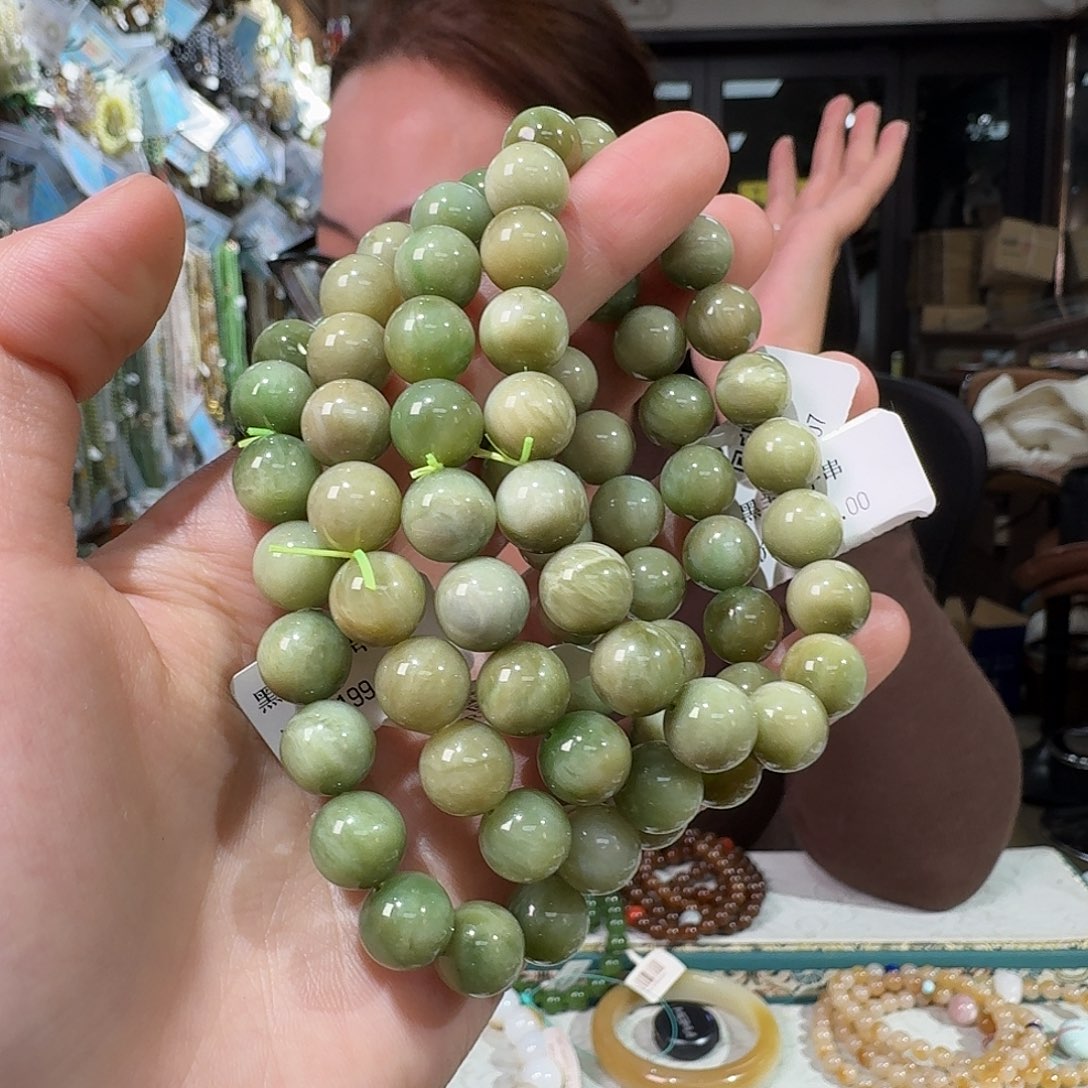 和田玉未镶嵌手链拍一发一多样性发货