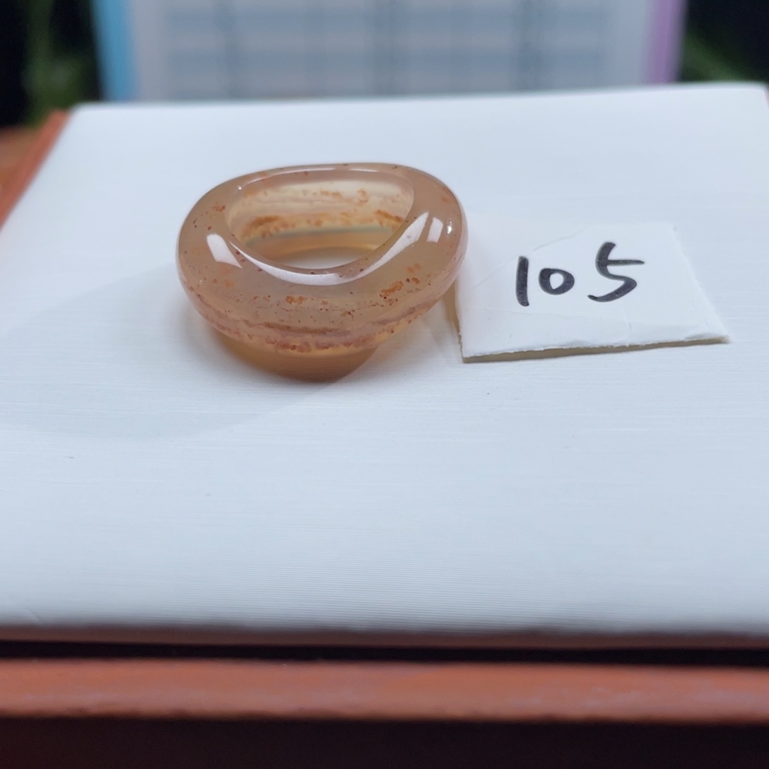 玛瑙/玉髓未镶嵌戒指Z16.2港12