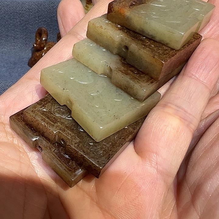 和田玉（糖玉）挂件／手把件未镶嵌胡***园