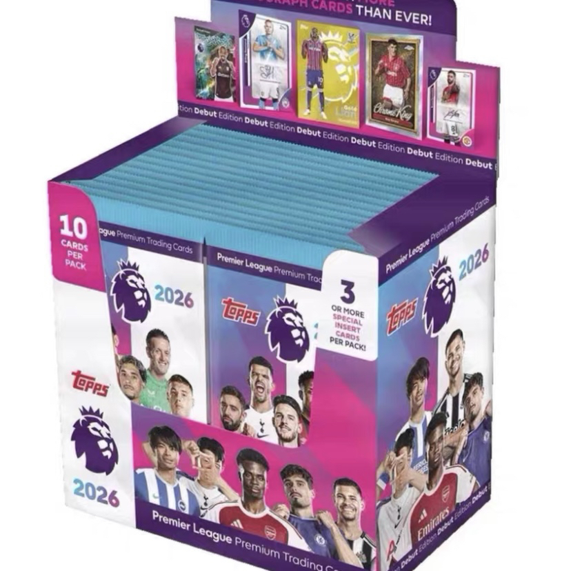 2026topps 英超补充包 1包10张保特卡