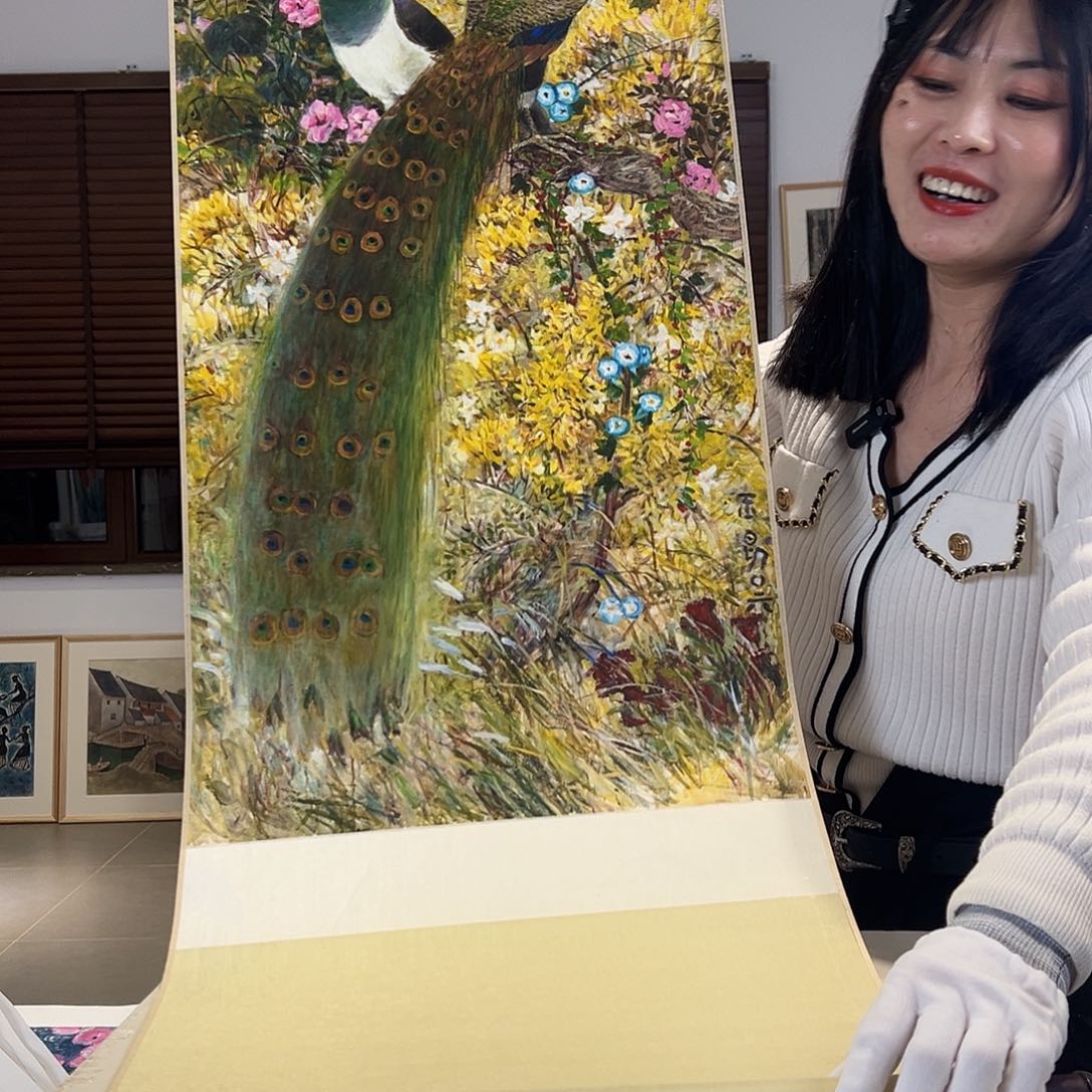 版画耿玉琨亲签限量版画s