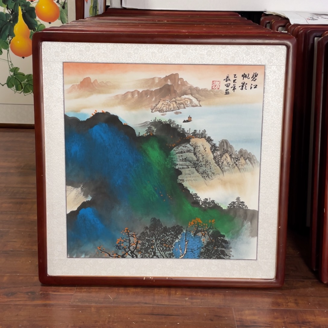国画带框尺寸63*63厘米