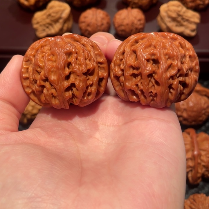 把件文玩核桃苹果园