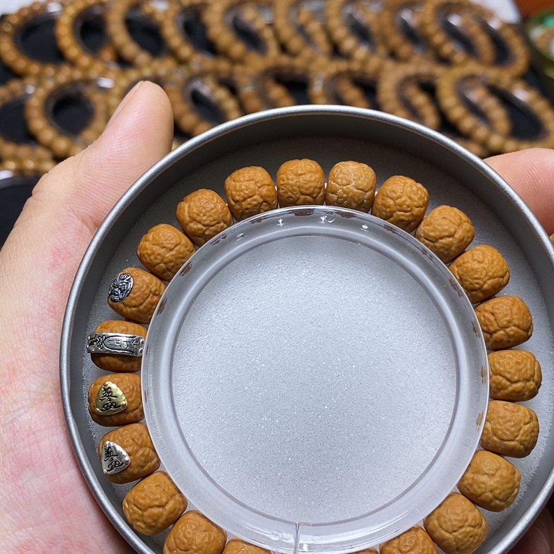 猴头核桃手串四标饕餮10左右尺寸单号136