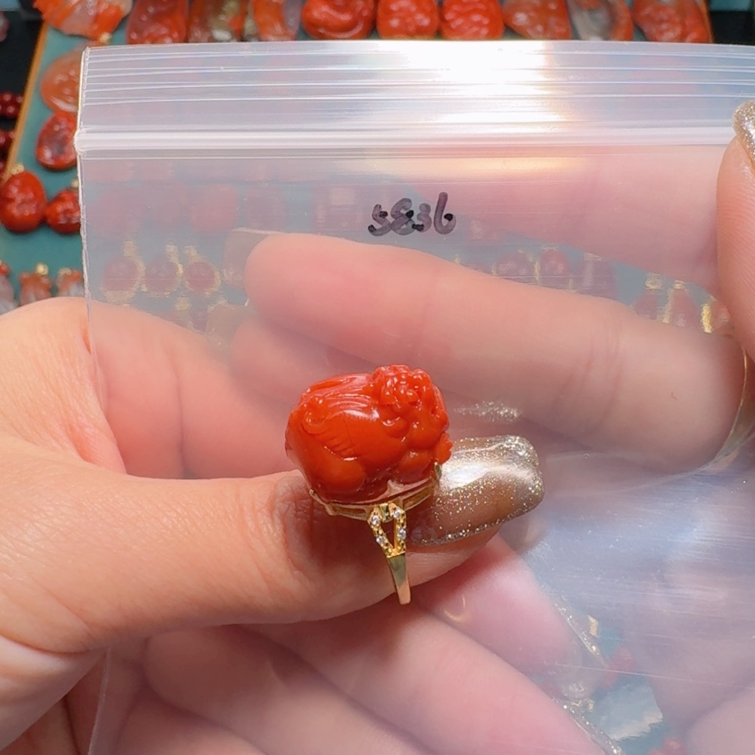 南红玛瑙南红银S925镶嵌