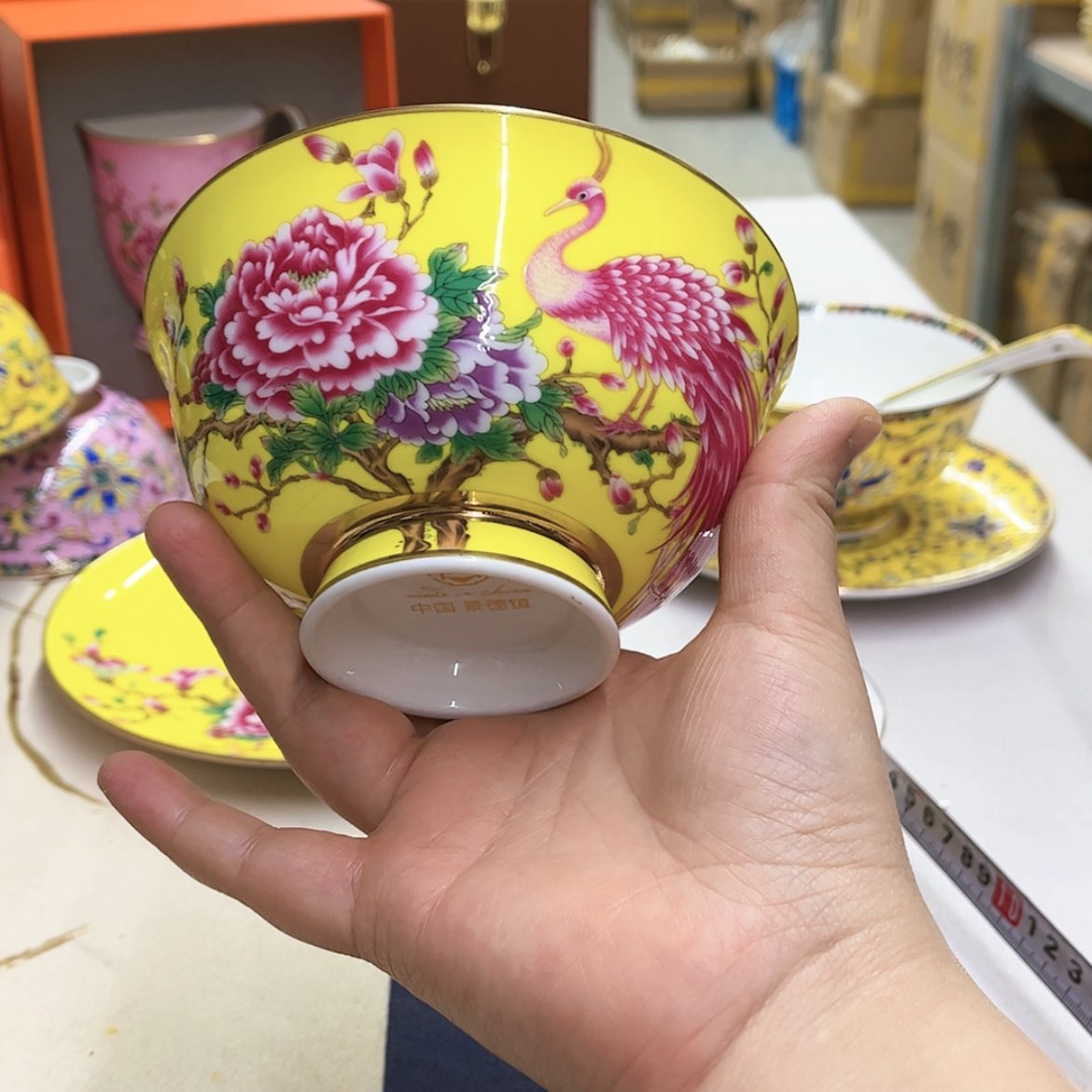 【闪购商品】骨瓷5英寸6黄。。。。。