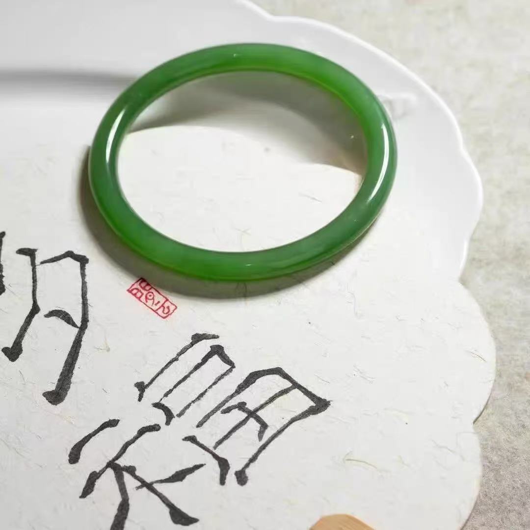 天承 天然王者绿手镯高端奢款手镯（A09）