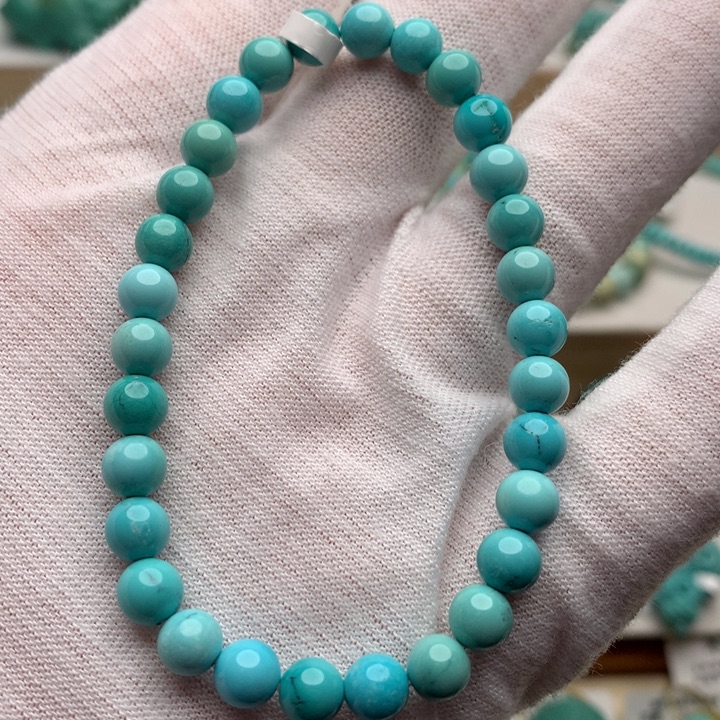 绿松石未镶嵌珠宝奇石5.7mm