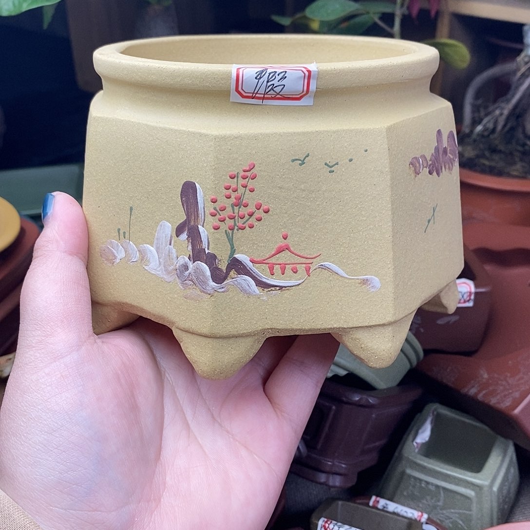 琉璃手工艺品宜兴紫砂精品花盆