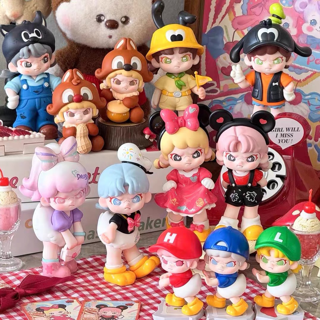 正版TOPTOY联名款DORA米奇趣想时光系列潮玩盲盒
