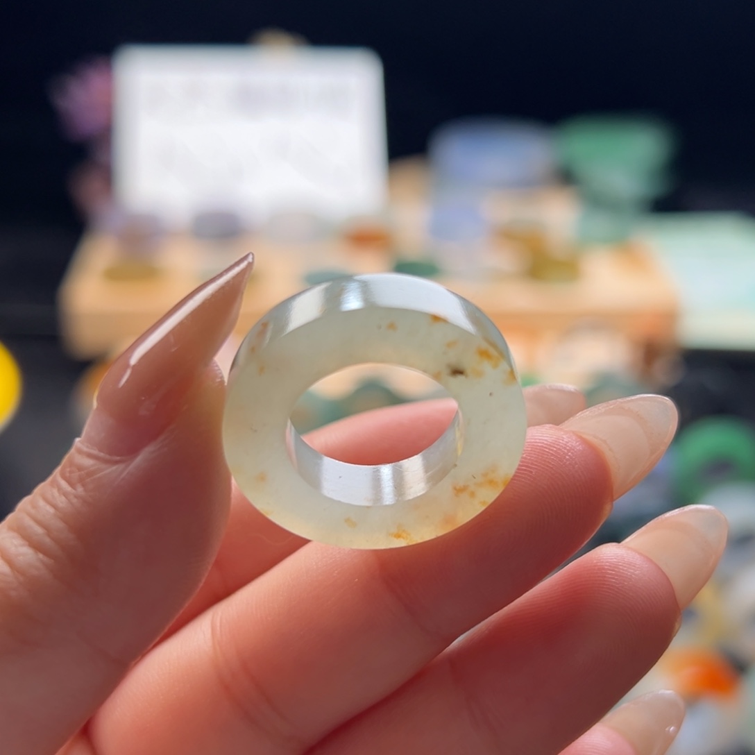 定制翡翠未镶嵌冰胶桂花糕9-19