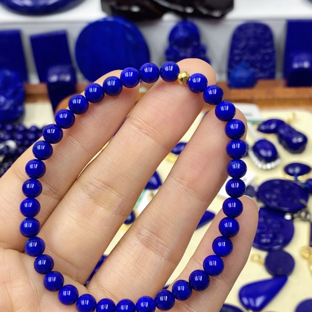 青金石手链未镶嵌