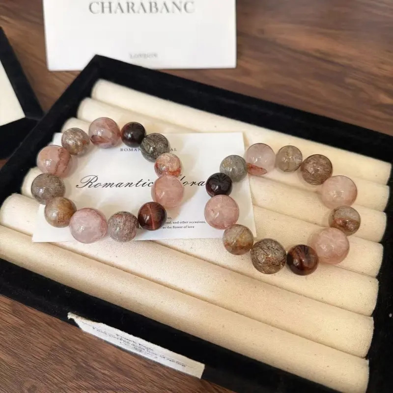 X2427黑金超七红虎眼金虎眼手链高端轻奢手多样性发一