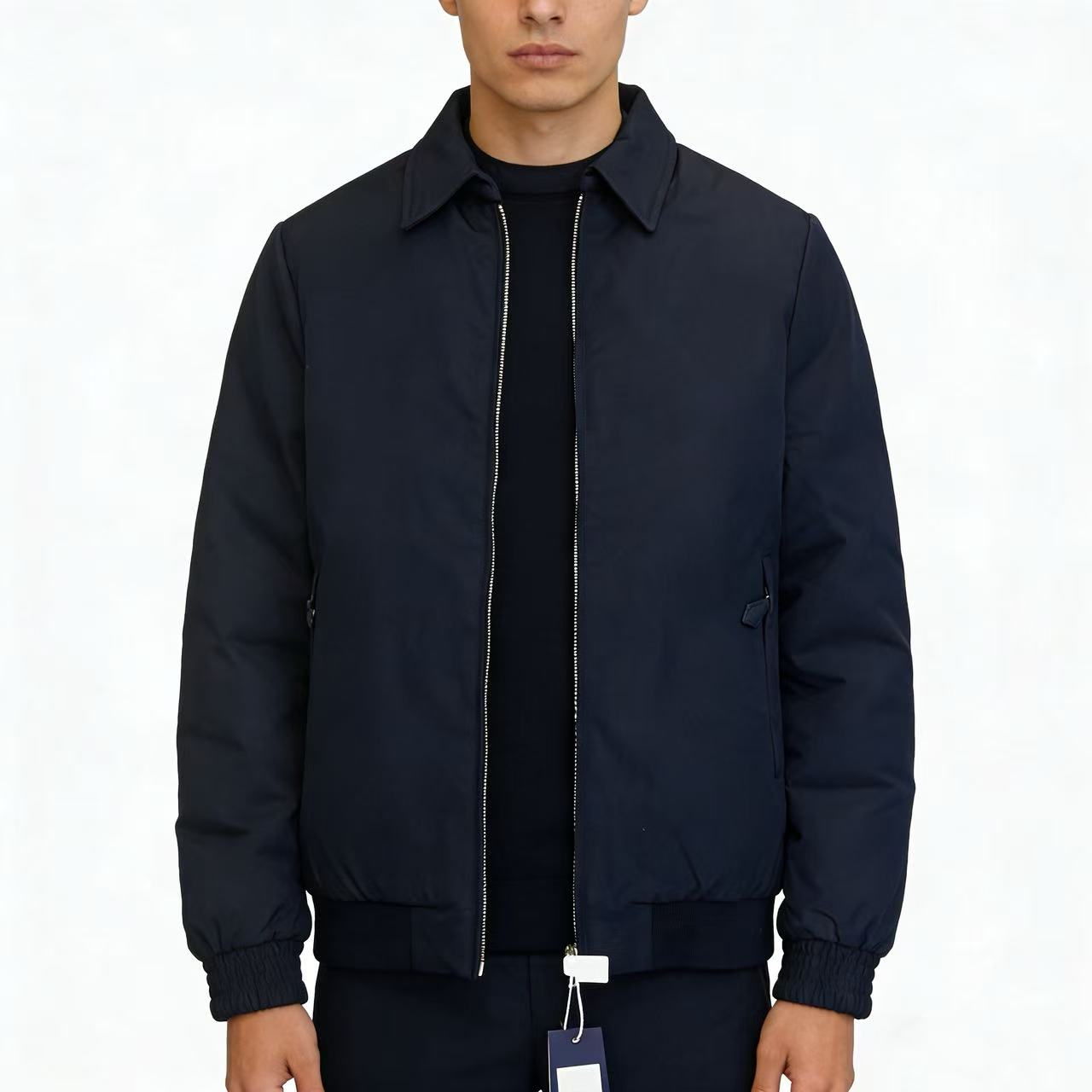 重磅棉服/秋冬新款翻领通勤百搭夹克男2570