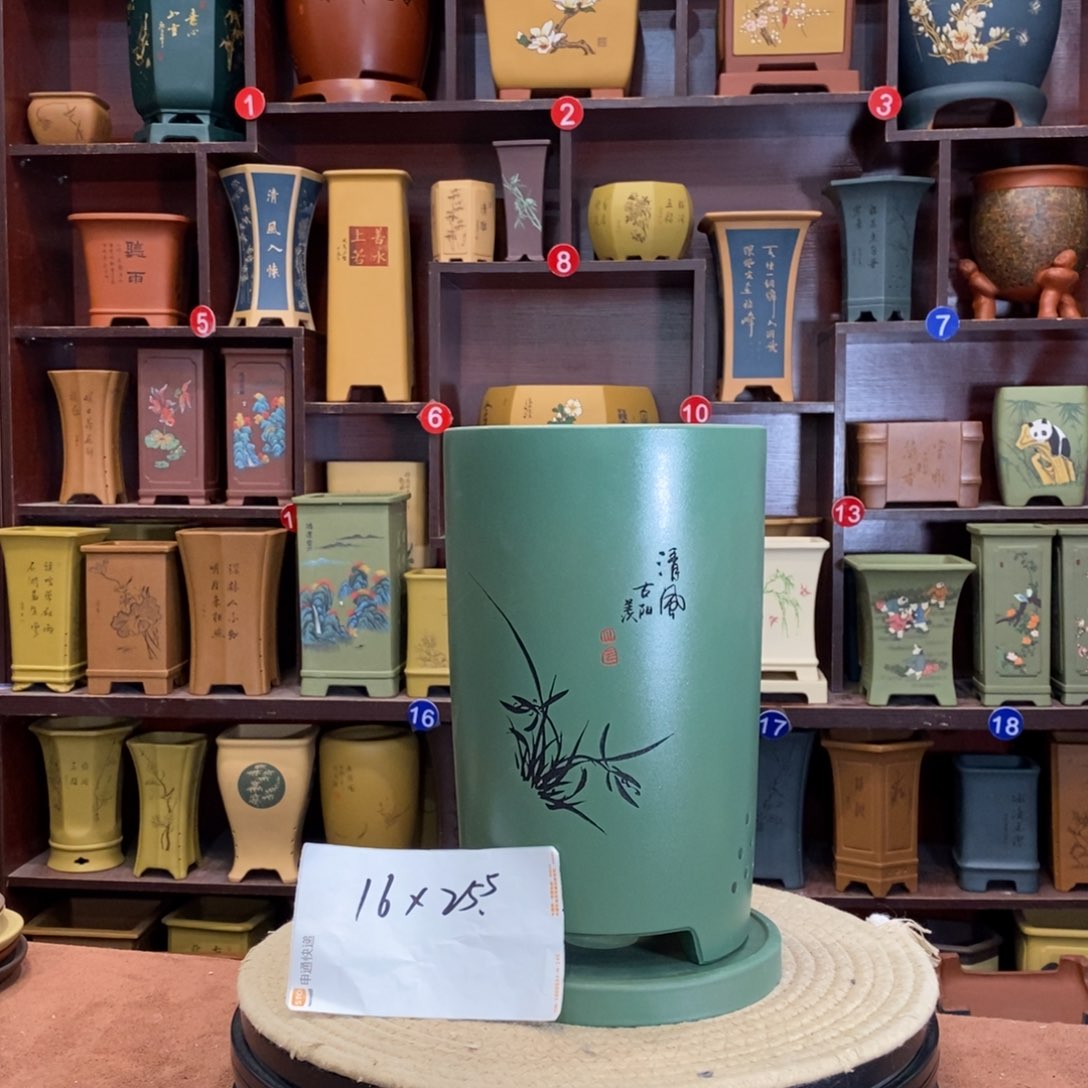 紫砂花盆紫砂花盆