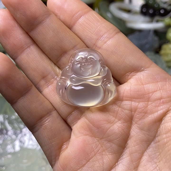 岫玉岫玉挂件未镶嵌快*哥