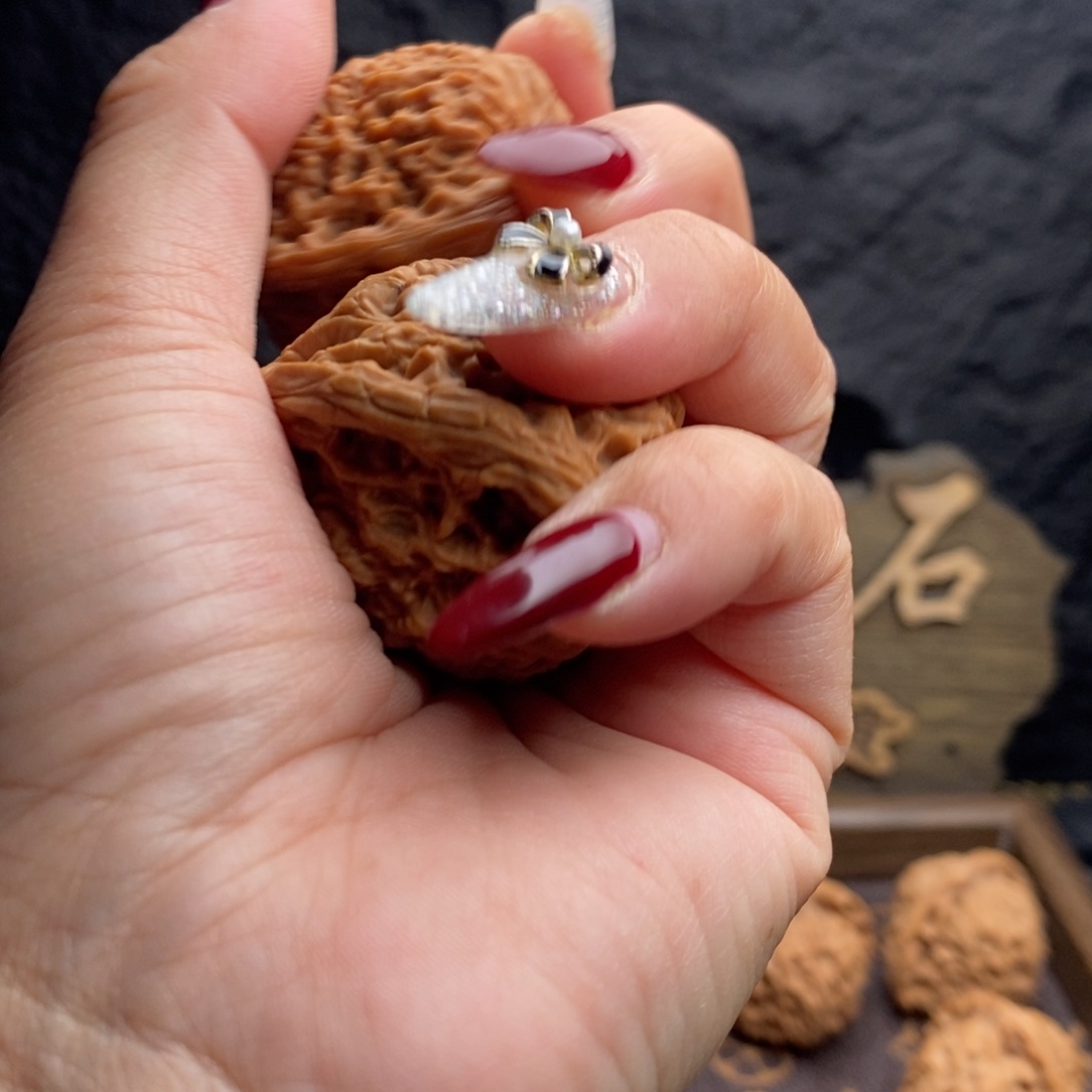 吊坠桃核何****扇涿鹿南将石