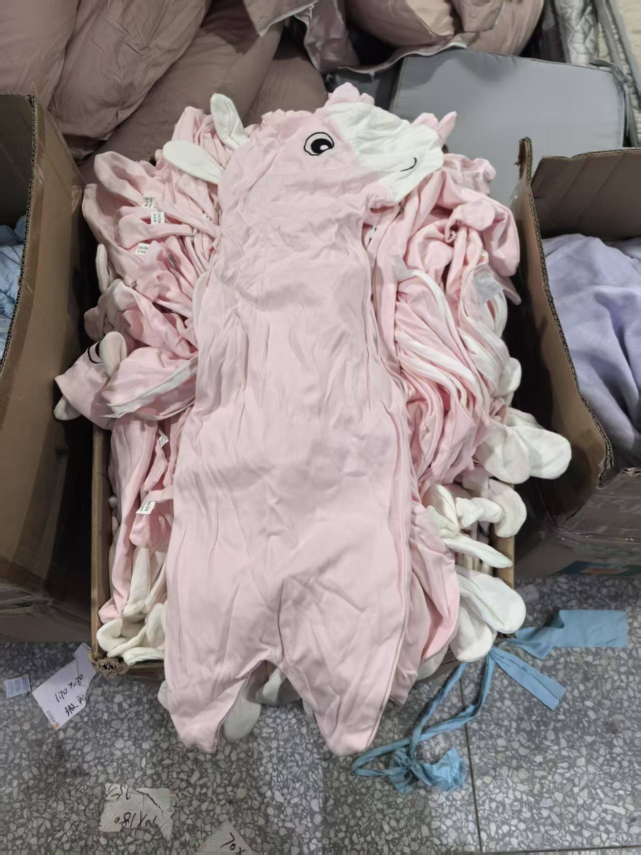 《厚广家》3楼75cm粉色全棉小驴抱枕套 发2个