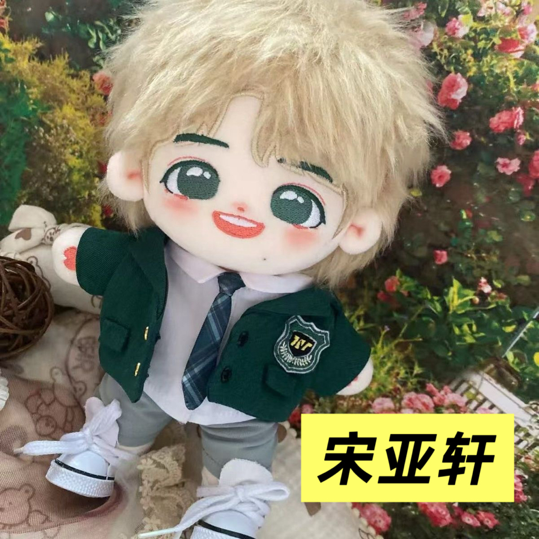 （宋亚轩蔡徐坤王一博王俊凯成毅）20cm棉花娃娃明星属性送闺蜜礼物