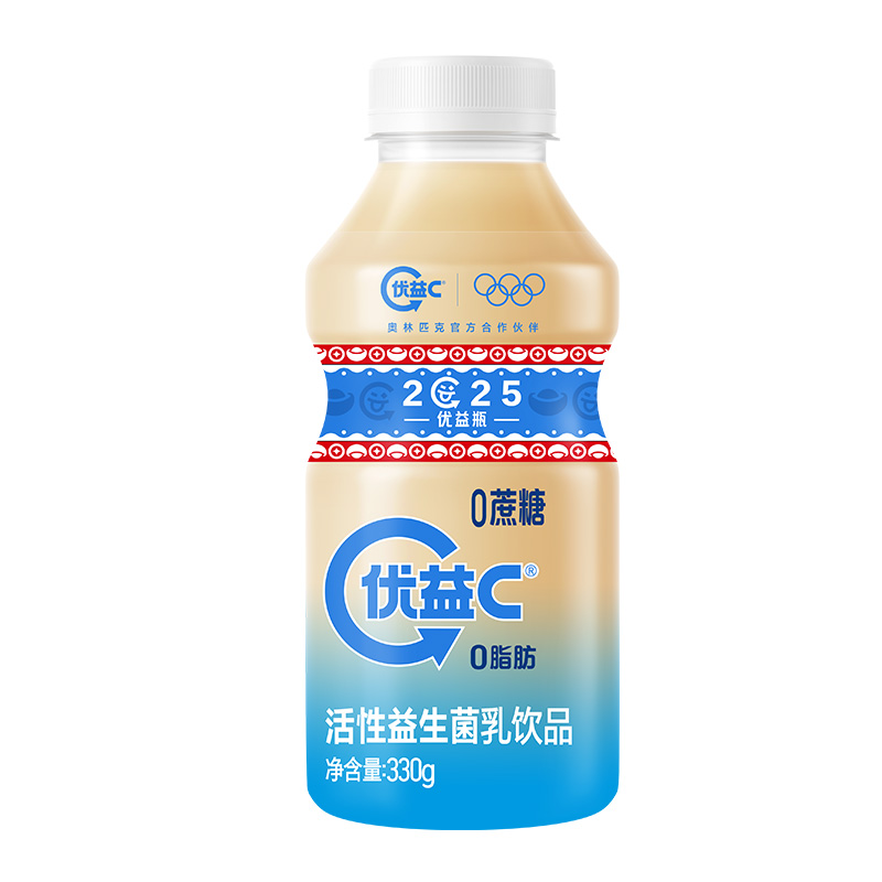 优益C0蔗糖活性益生菌饮品330ml*10瓶