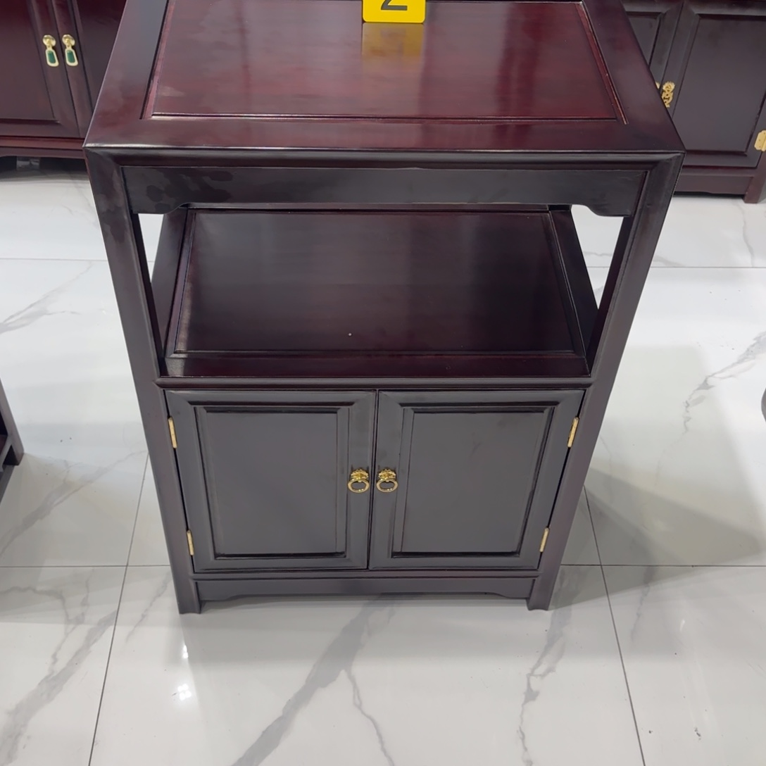 成套家具花梨木类越南花梨酸枝色60乘38高88茶水柜