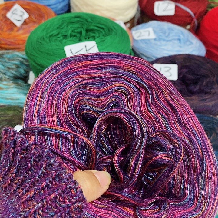 森***子羊毛羊绒纱线混纺