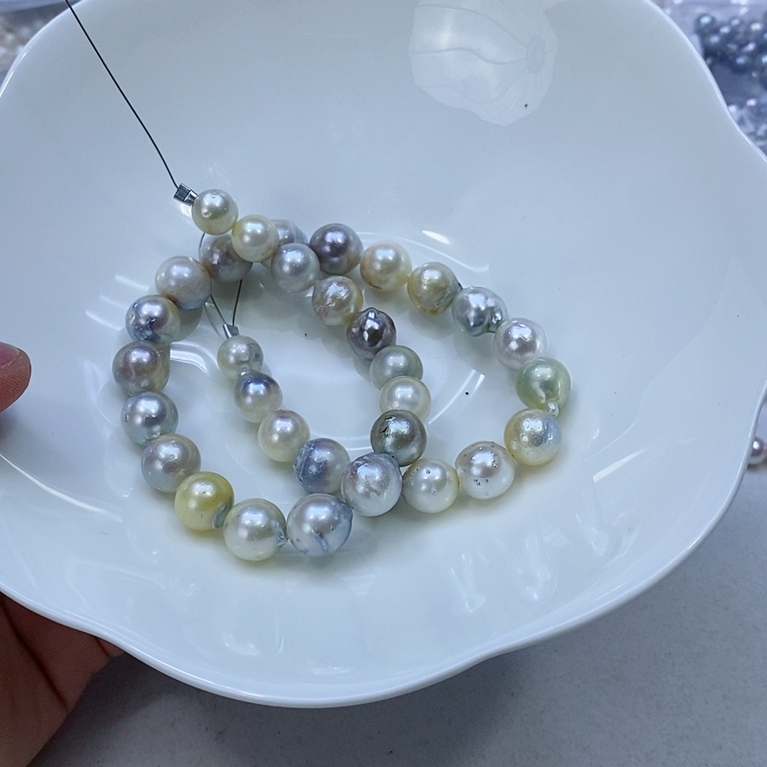 海水珍珠颈饰银S925镶嵌