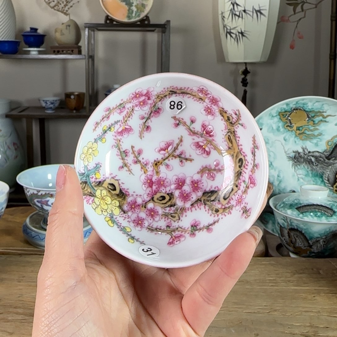 杯景德镇陶瓷柴烧多人 