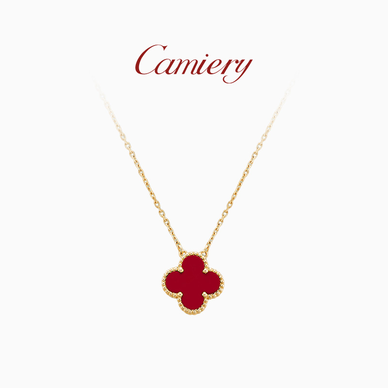 CAMIERY  经典百搭四色五花项链时尚轻奢